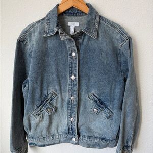 Forever 21 Classic Blue Jean Jacket